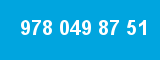 978 049 87 51 978 049 87 51